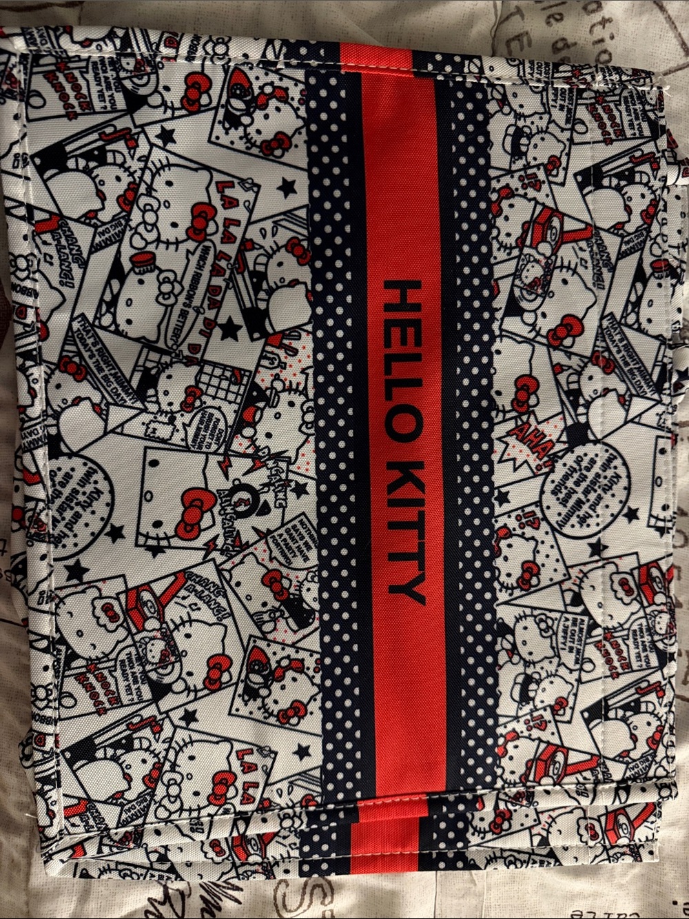 Hello Kitty Red & White Tote Bag